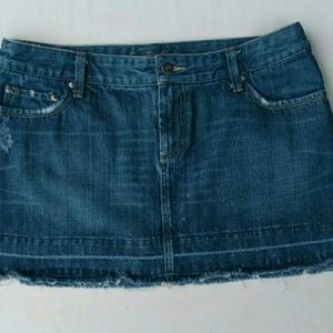 American Eagle denim mini skirt